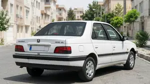 پرده شیشه عقب سلیمی پژو 405 دانه ریز استپ دار