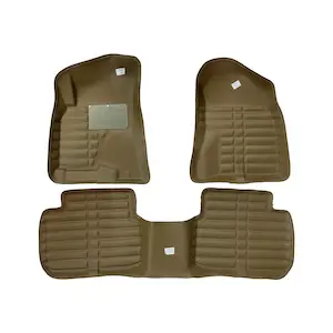 کفپوش سه بعدی پایا پوشش چرم کلاسیک دوردوز ام وی ام X33 کرم